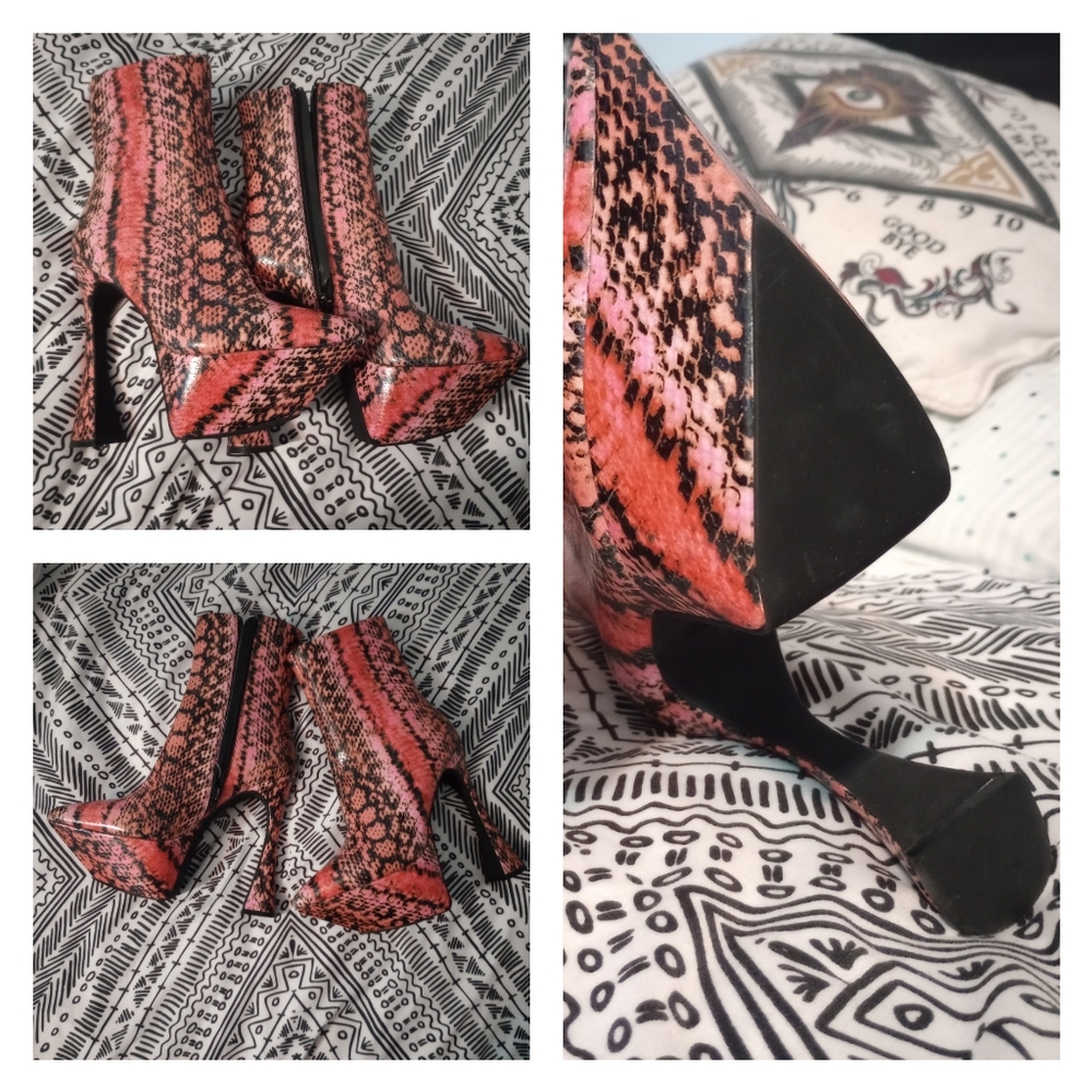 Super RARE Jeffrey Campbell platform boots